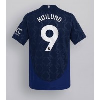 Maglia Calcio Manchester United Rasmus Hojlund #9 Seconda Divisa 2024-25 Manica Corta